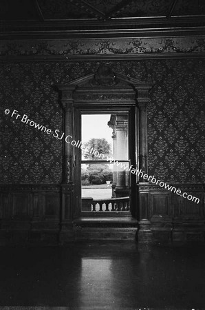 HEYWOOD HOUSE  VIEW THROUGH WINDOW